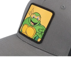 Trucker-TMNT Michelangelo Box /Black A-Frame Trucker - Grey
