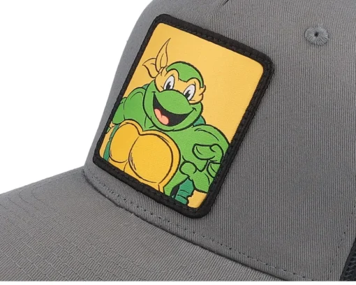 Trucker-TMNT Michelangelo Box /Black A-Frame Trucker - Grey