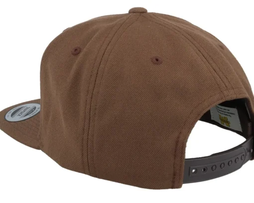 Snapback-Park Fields Michigan Wolverines 3d Logo Tan Snapback - Brown