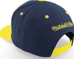 Adjustable-Mitchell & Ness Michigan Wolverines Gpa Navy/White Adjustable -