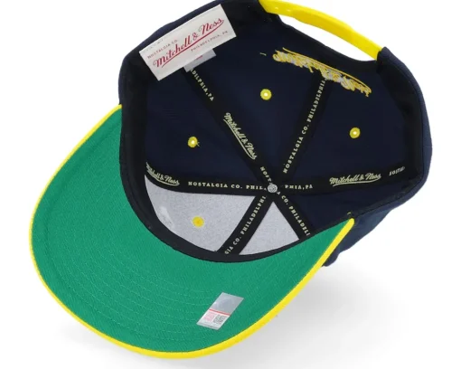 Adjustable-Mitchell & Ness Michigan Wolverines Gpa Navy/White Adjustable -