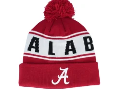 Pom Beanies-Top of the World Michigan Wolverines Michigan Wolverines Cuffed Navy Pom - Blue