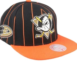 Snapback-Mitchell & Ness Michigan Wolverines Team Pin Navy/Yellow Snapback - Blue