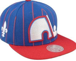 Snapback-Mitchell & Ness Michigan Wolverines Team Pin Navy/Yellow Snapback - Blue