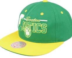 Snapback-Mitchell & Ness Michigan Wolverines Varsity Letter /Yellow Snapback - Blue