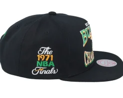 Snapback-Mitchell & Ness Milwaukee Bucks Champions Era Hwc Black Snapback -