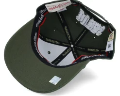 Adjustable-Mitchell & Ness Milwaukee Bucks Dropback Solid Dark Green Adjustable -