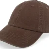 Dad Cap-Upfront Mini Organic Soft Low Baseball Cap Dark Brown Dad Cap -