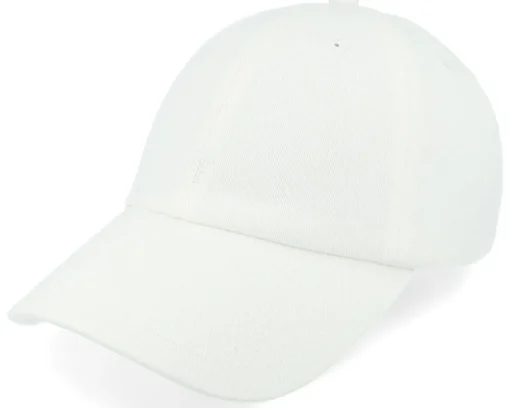 Dad Cap-Upfront Mini Organic Soft Low Baseball Cap Bright Dad Cap - White