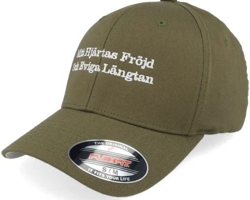 Online Scenes Mitt Hjärtas Fröjd & Eviga Längtan Olive Flexfit - Green