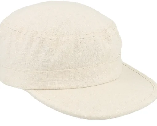 5-Panel-MJM Hats Mjm Cuba Hør/Bomuld Natural Army -