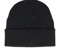 Hot Calvin Klein Mono Logo Embro Beanie Black Cuff -