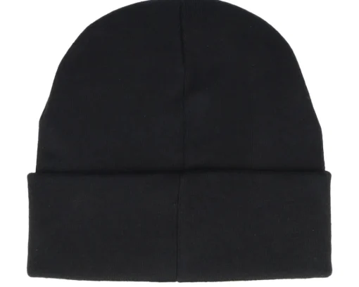 Hot Calvin Klein Mono Logo Embro Beanie Black Cuff -