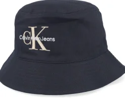 Clearance Calvin Klein Monogram Hat Black Bucket -