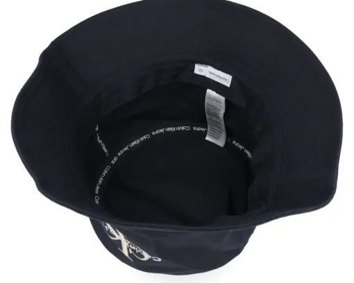 Clearance Calvin Klein Monogram Hat Black Bucket -