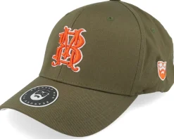 Flexfit-Bearded Man Monogram Olive Flexfit -