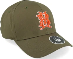 Flexfit-Bearded Man Monogram Olive Flexfit -