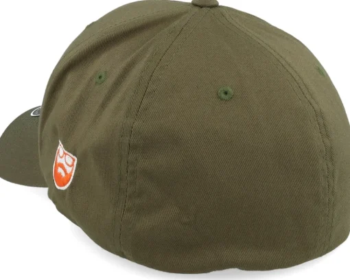 Flexfit-Bearded Man Monogram Olive Flexfit -