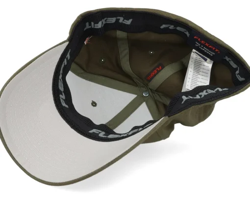 Flexfit-Bearded Man Monogram Olive Flexfit -
