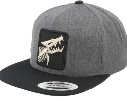 Snapback-Skillfish Monster Of The Depth Fish Charcoal/Black Snapback -