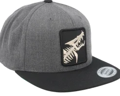 Snapback-Skillfish Monster Of The Depth Fish Charcoal/Black Snapback -