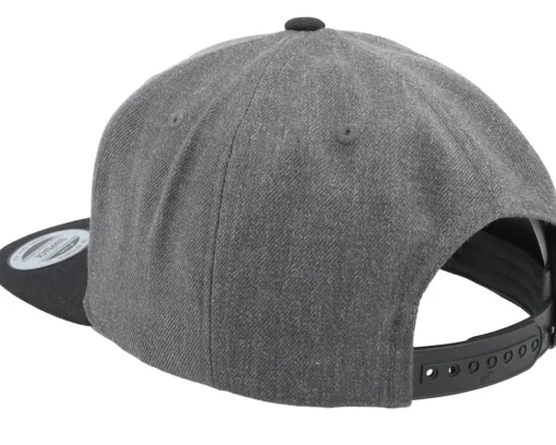 Snapback-Skillfish Monster Of The Depth Fish Charcoal/Black Snapback -
