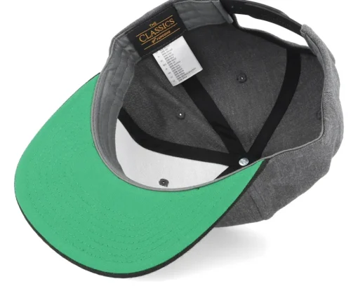 Snapback-Skillfish Monster Of The Depth Fish Charcoal/Black Snapback -