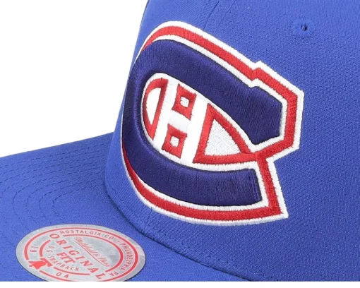Snapback-Mitchell & Ness Montreal Canadiens Alternate Flip Snapback - Blue