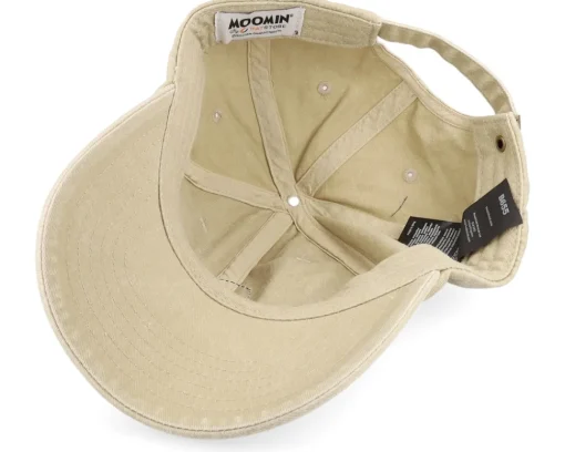 Dad Cap-Moomin Pappa Stone Denim Dad Cap - Beige