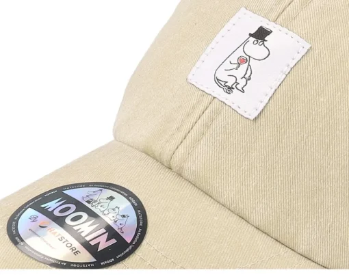 Dad Cap-Moomin Pappa Stone Denim Dad Cap - Beige
