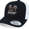 Trucker-Hunter Moose Black/White Trucker -