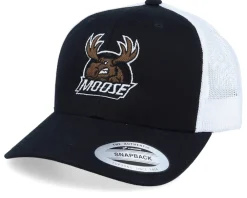 Trucker-Hunter Moose Black/White Trucker -