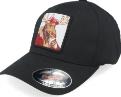 Flexfit-Hunter Moose Coffee Black Flexfit -