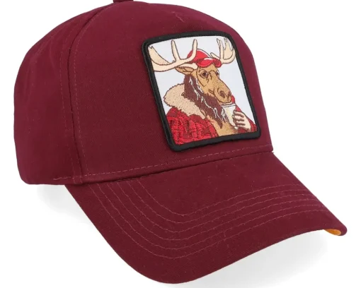 Adjustable-Hunter Moose Coffee Maroon/Yellow A-frame Adjustable -