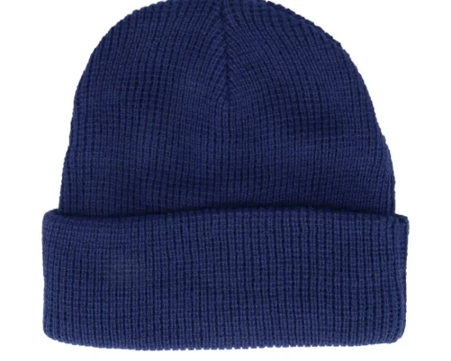 New Goorin Bros. Morning Call Beanie Navy Cuff - Blue