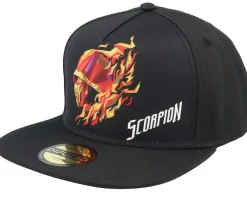 Snapback-Difuzed Mortal Kombat Scorpion Black Snapback -