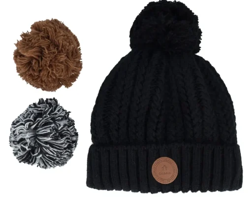 Pom Beanies-Cabaïa Moscow Mule Black Pom -