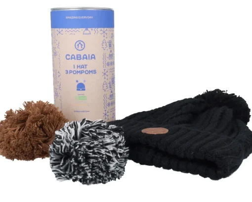 Pom Beanies-Cabaïa Moscow Mule Black Pom -
