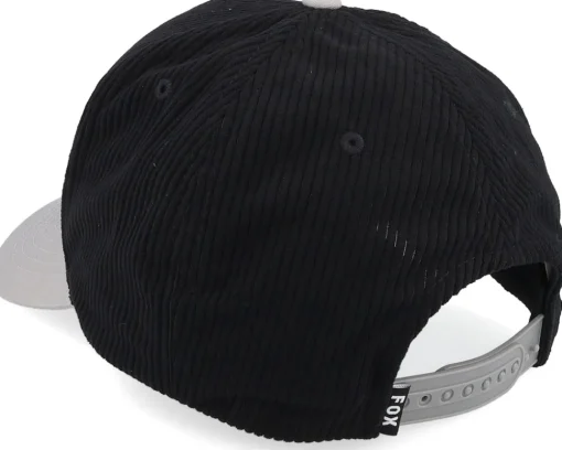Motor-Fox Moto-x Corduroy Hat Black/Grey A-Frame -