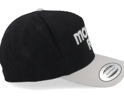 Motor-Fox Moto-x Corduroy Hat Black/Grey A-Frame -