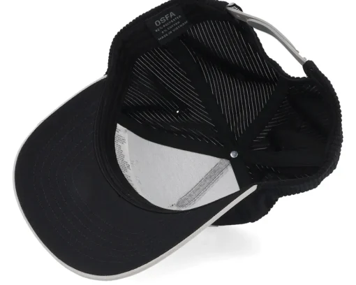 Motor-Fox Moto-x Corduroy Hat Black/Grey A-Frame -
