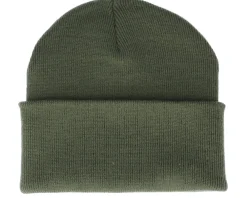 Best Wild Spirit Mountain Patch Olive/Green Beanie -