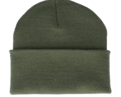 Best Wild Spirit Mountain Patch Olive/Green Beanie -