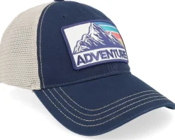 Trucker-Wild Spirit Mountain Adventure Patch Navy/Khaki Trucker -