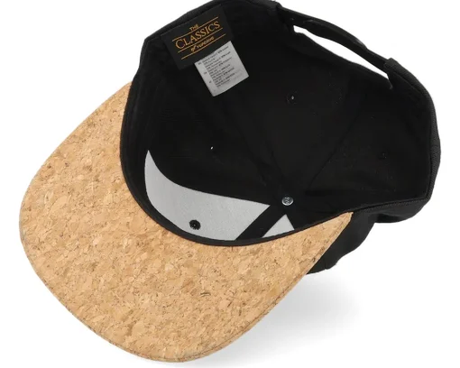 Snapback-Wild Spirit Mountain Adventures Black/Cork Snapback -