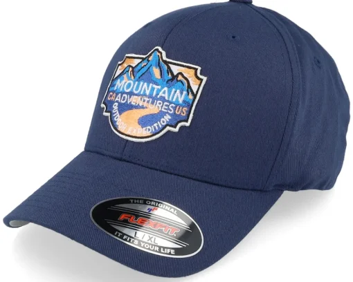 Flexfit-Wild Spirit Mountain Adventures Navy Flexfit - Blue