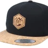 Snapback-Skillfish Mountain Badge Fish Black/Cork Snapback -