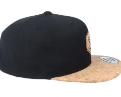 Snapback-Skillfish Mountain Badge Fish Black/Cork Snapback -