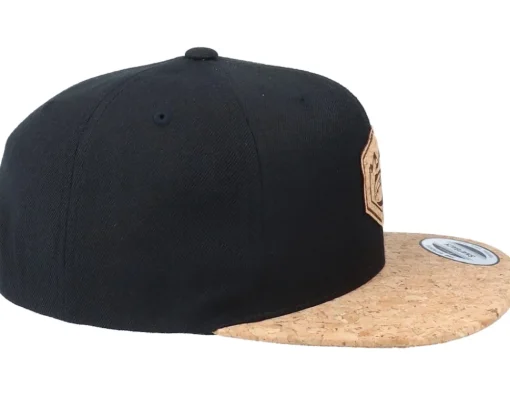Snapback-Skillfish Mountain Badge Fish Black/Cork Snapback -