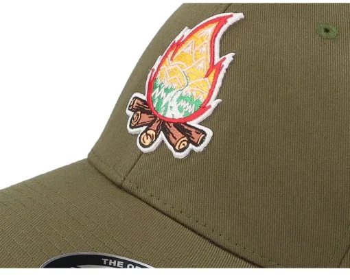Flexfit-Wild Spirit Mountain Camp Fire Olive Flexfit - Green